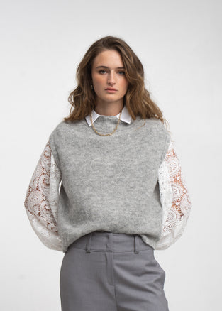 Abigail alpaca vest EX H24179