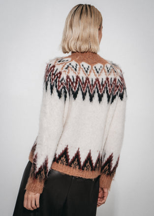 Brushed winter pullover H26001