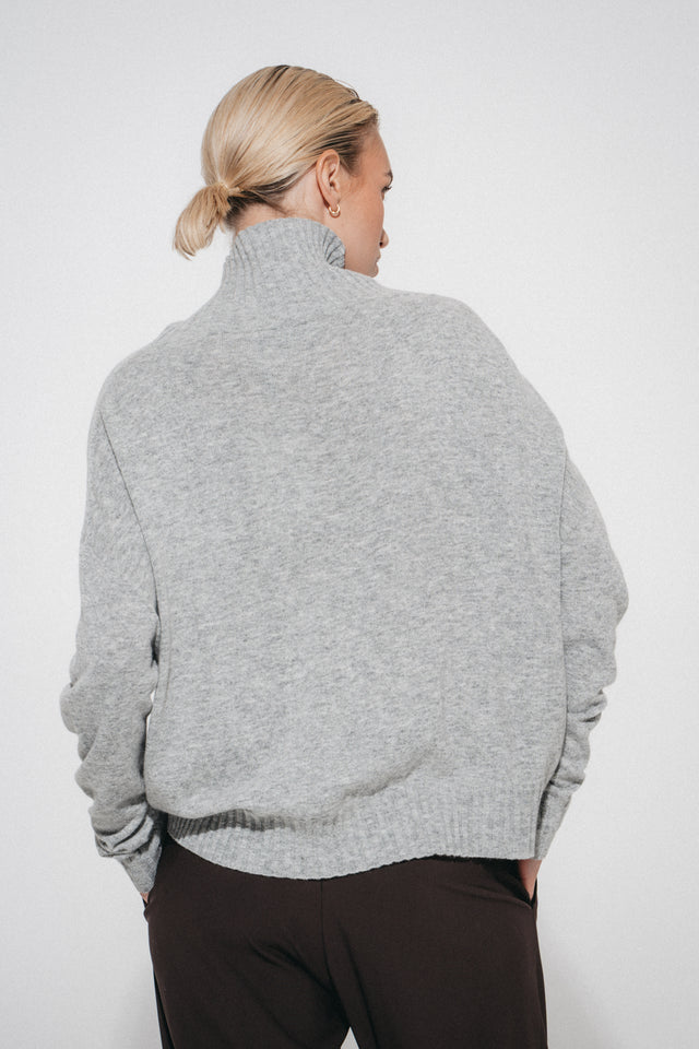 Cashmir wool polo pullover W1165