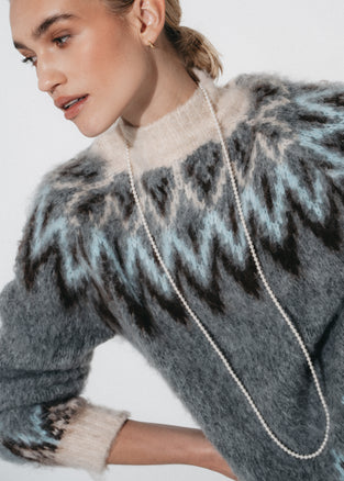 Brushed winter pullover H26001