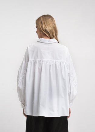 Adelina cotton oversized blouse